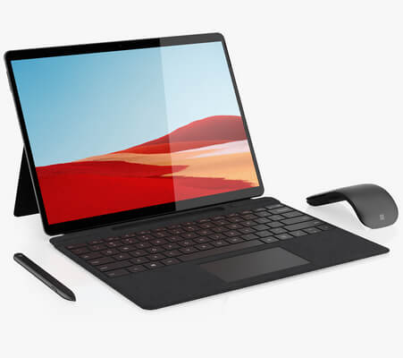 Ремонт материнской платы на планшете Microsoft Surface Pro X